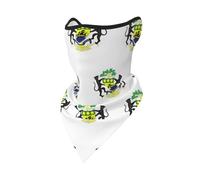 Cache-Cou D'Hiver Pour Hommes Et Femmes Protection Coupe-Vent Écharpe Pour Temps Froid Idéale Pour Le Ski Et La Randonnée Bandana Multifonctionnel Aux Couleurs Du Drapeau Du Gabon Protection Uv