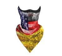 Cache-Cou Drapeau Allemand Vintage Chapeaux Demi-Visage Séchage Rapide Headwrap Élastique Bandana, pour Adulte, Vélo, Jogging, Extérieur, 24x51cm
