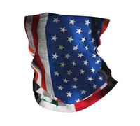 Cache Cou Drapeau Américain Drapeau Syrien Bandana Multi-Usage Neck Warmer Vent Poussière Preuve Cache-Col pour Cyclisme Extérieur Ski