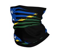 Cache Cou Drapeau Américain Et Drapeau des Îles Salomon Couvre-Chef Durable Écharpe Respirant Balaclava pour Cyclisme Jogging Adulte 25X50Cm