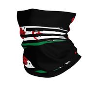 Cache Cou Drapeau Américain Et Drapeau du Sahara Occidental Écharpe Durable Couvre-Chef Antidérapant Balaclava pour Adulte Randonnée Jogging 25X50Cm