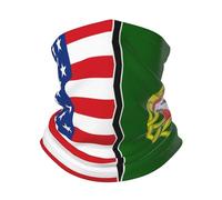 Cache-Cou Drapeau Américain Et Drapeau Portugais Cache Cou Elastique Balaclava Bandana Tubulaire Multi-Usage Tour De Cou pour Yoga Vélo Moto 25X50 Cm