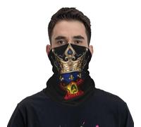 Cache-Cou Drapeau De La Guadeloupe Écharpe Demi-Visage Ultra-Douce Echarpe Gaiter Élastique Cache Cou Elastique pour Vélo Yoga Moto 25X50 Cm