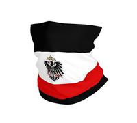 Cache-Cou Drapeau De l'empire Allemand Tour De Cou Balaclava Echarpe Gaiter Ultra-Douce Écharpe Demi-Visage pour Vélo Randonnée Course À Pied 25X50 CM