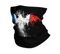 Cache Cou Drapeau De L'Français De La France Cache-Col Ultra-Douce Bandana UV Résistant Écharpe pour Cyclisme Randonnée Motorcycle