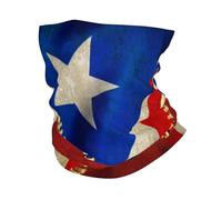 Cache Cou Drapeau De Porto Rico Et Drapeau Marocain du Maroc Tour De Cou Respirant Bandana Unisexe Neck Warmer pour Randonnée Vélo Jogging