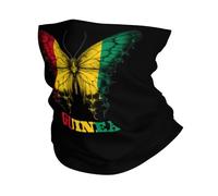 Cache Cou Drapeau des Papillons Guinéens Bandana Multi-Usage Tour De Cou Ultra-Douce Neck Warmer pour Escalade Jogging Yoga