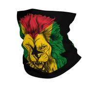 Cache Cou Drapeau du Lion De Sao Tomé-Et-Principe Bandana Elastique Tour De Cou Personnalisé Écharpe pour Randonnée Course À Pied Cyclisme