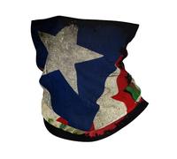 Cache Cou Drapeau du Mexique Et Drapeau De Porto Rico Écharpe Respirant Couvre-Chef Durable Décoration Faciale pour Course À Pied Randonnée Cyclisme 25X50CM