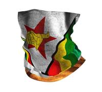 Cache Cou Drapeau du Zimbabwe Drapeau De L'Irlande Écharpe Respirant Couvre-Chef Multifonction Balaclava pour Cyclisme Randonnée Course À Pied 25X50CM