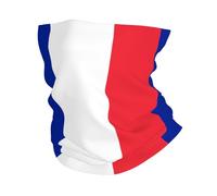 Cache Cou Drapeau Français De La France Tour De Cou Personnalisé Neck Warmer Antidérapant Écharpe pour Extérieur Vélo Ski