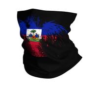 Cache Cou Drapeau Haïtien Aigle D'Amérique Centrale Bandana Personnalisé Tour De Cou Unisexe Neck Warmer pour Jogging Escalade Cyclisme
