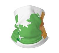 Cache-Cou Drapeau Irlandais Et Carte De L'Irlande Bandeaux Séchage Rapide Protection du Visage Anti-UV Bande De Cheveux, pour Vélo, Adulte, Sports, Yoga, 26x30cm