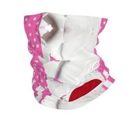 Cache-Cou Drapeau Rose du Japon Et De L'Amérique Balaclava Bandana Tubulaire Élastique Écharpe Demi-Visage pour Course À Pied Yoga Moto 25X50 Cm