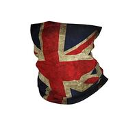 Cache-Cou Drapeau Union Jack Echarpe Gaiter Balaclava Bandana Tubulaire Multi-Usage Cache Cou Elastique pour Course À Pied Moto Vélo 25X50 CM