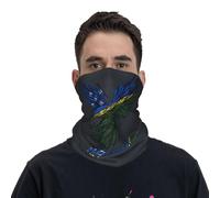 Cache Cou du Drapeau des Îles Salomon Écharpe Ultra-Douce Neck Warmer Elastique Cache-Col pour Cyclisme Vélo Adulte