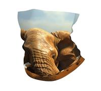 Cache-cou en forme d'éléphant avec protection solaire UPF 50+ - Masque de protection UV - Cache-cou respirant - Bandana de randonnée pour homme et femme