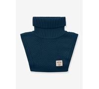 Cache-cou en laine mérinos MATTAYLER enfants MINI A TURE bleu foncé 5/7A