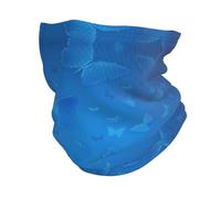 Cache-cou en microfibre bleu avec papillon - Cadeau d'équitation en plein air - Écharpe chaude pour l'alpinisme et le ski - Chapeau de pirate, Noir , Taille unique