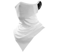 Cache-Cou En Soie Glacée Unisexe, Écharpe Triangulaire, Maille Respirante, Boucles Auriculaires, Demi-Couverture Du Visage, Protection Uv, Séchage Rapide, Banda
