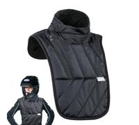 Cache-cou et poitrine, chauffe-cou coupe-vent noir, protège-cou thermique chauffé pour les activités de plein air hivernales, cache-cou pour hommes, écharpe de moto de Générique