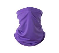Cache Cou Été en Soie Glace Cool Tour de Cou Frais Respirant Anti-UV Foulard Élastique Facekini Séchage Rapide pour Sport Activité en Plein Air Randonné Cyclisme Moto Pêche Golf Noir