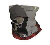 Cache-Cou Grim Reaper Playing The Violin Skull Fantasies Dark Écharpe Demi-Visage Balaclava Tour De Cou Ultra-Douce Bandana Tubulaire pour Yoga Moto Course À Pied 25X50 Cm