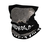 Cache-Cou Groundhog Day in The United States Écharpe Demi-Visage Respirant Cache Cou Elastique Balaclava Bandana Tubulaire pour Course À Pied Yoga Moto 25X50 Cm