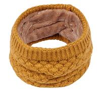 Cache-Cou Hiver Écharpe Circulaire Chaude Tricotée pour Enfants Tour de Cou Col Épaisse Doublée de Tube en Polaire Thermique Doux
