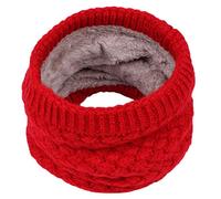 Cache-Cou Hiver Écharpe Circulaire Écharpe chaude tricotée pour enfants Tricotée Tour de Cou Col Épaisse Cache Cou Doublée de Tube Écharpe en Polaire Thermique Doux