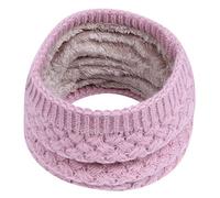 Cache-Cou Hiver Écharpe Circulaire Écharpe chaude tricotée pour enfants Tricotée Tour de Cou Col Épaisse Cache Cou Doublée de Tube Écharpe en Polaire Thermique Doux
