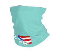 Cache-Cou I Can't Keep Calm I'm Puerto Rican Bandana Tubulaire Élastique Écharpe Demi-Visage Ultra-Douce Cache Cou Elastique pour Vélo Yoga Randonnée 25X50 Cm