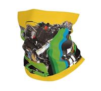 Cache-Cou I Love Garbage Trucks Cache Cou Elastique Ultra-Douce Tour De Cou Respirant Bandana Tubulaire pour Course À Pied Yoga Randonnée 25X50 Cm