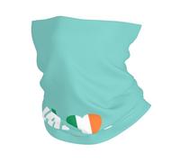 Cache-Cou I Love Irish Dance Echarpe Gaiter Respirant Cache Cou Elastique Élastique Écharpe Demi-Visage pour Moto Vélo Yoga 25X50 Cm
