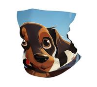 Cache-Cou I Love My Dog Dachshunds Cache Cou Elastique Balaclava Tour De Cou Respirant Echarpe Gaiter pour Yoga Vélo Course À Pied 25X50 Cm