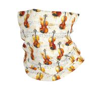 Cache Cou Impression De Violoncelle Vintage Balaclava Multifonction Écharpe Antidérapant Couvre-Chef pour Cyclisme Adulte Randonnée 25X50Cm