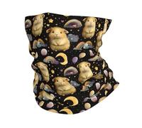 Cache Cou Imprimé Capybara Mignon Arc-en-Ciel Balaclava Respirant Écharpe Multifonction Couvre-Chef pour Randonnée Jogging Cyclisme 25X50Cm