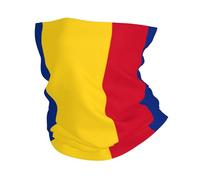 Cache-cou imprimé drapeau de la Roumanie pour homme et femme - Coupe-vent - Masque facial - Écharpe pour le sport par temps froid