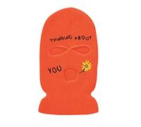 Cache-cou intégral en tricot à 3 trous - Lettre d'hiver - Printemps - Automne - Autres activités pour garçon et fille - Bonnet tricoté pour bébé fille garçon homme femme pour nouveau-né - Photographie