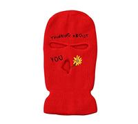 Cache-cou intégral en tricot à 3 trous - Lettre d'hiver - Printemps - Automne - Autres activités pour garçon et fille - Bonnet tricoté pour bébé fille garçon homme femme pour nouveau-né - Photographie