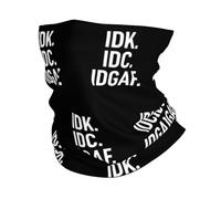 Cache-Cou Je Ne Sais Pas, Je Ne Sais Pas, Je Ne Sais Pas Balaclava Bandana Tubulaire Multi-Usage Tour De Cou pour Yoga Randonnée Moto 25X50 Cm