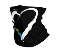 Cache-Cou l'Autisme n'est Pas Une Tragédie Echarpe Gaiter Respirant Tour De Cou Ultra-Douce Cache Cou Elastique pour Yoga Course À Pied Moto 25X50 Cm