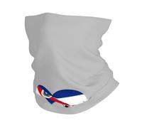 Cache-Cou Love Costa Rican Soccer Cache Cou Elastique Ultra-Douce Tour De Cou Balaclava Echarpe Gaiter pour Moto Yoga Randonnée 25X50 Cm