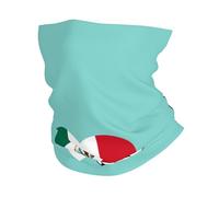 Cache-Cou Love Mexico Soccer Echarpe Gaiter Respirant Tour De Cou Multi-Usage Bandana Tubulaire pour Course À Pied Randonnée Vélo 25X50 Cm