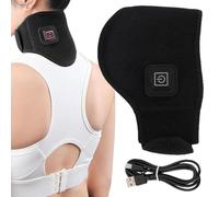 Cache-cou | Masseur rechargeable par USB | Sangle de transport réglable pour coussin chauffant pour le cou | pour soulager la douleur au cou Femmes Hommes Personnes âgées Mère Femme Voyage