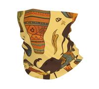 Cache-cou motif éléphant d'Afrique UPF 50+ - Écharpe rafraîchissante - Protection solaire UV - Masque de cyclisme - Bandana de randonnée respirant pour homme et femme