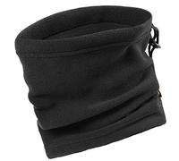 Cache-cou multifonction mixte en polaire, écharpe, masque pour les travaux en extérieur, le sport, le ski., noir