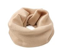 Cache-cou multifonctionnel, tissu tricoté doux, 53 x 38,5 cm, couvre-visage convertible, bandeau, chapeau, écharpe, beige, 53 Centimeters X 38.5 Centimeters