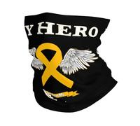 Cache-Cou My Hero is Now My Angel National Childhood Obesity Awareness Cache Cou Elastique Respirant Bandana Tubulaire Élastique Echarpe Gaiter pour Yoga Moto Randonnée 25X50 Cm