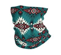 Cache-Cou Native Southwest American Indiana Aztec Navajo Écharpe Demi-Visage Respirant Tour De Cou Multi-Usage Cache Cou Elastique pour Vélo Randonnée Yoga 25X50 Cm